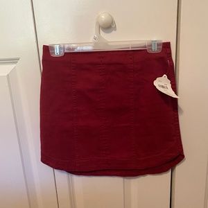 Altar'd State Maroon Skirt